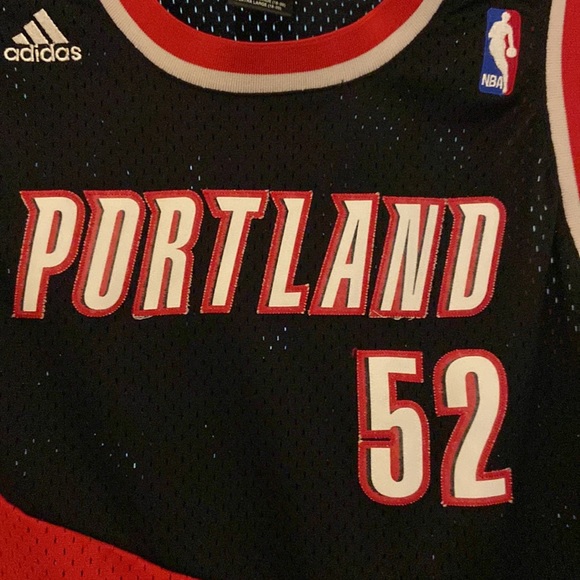 Adidas Portland Trailblazers Greg Oden Jersey Size Youth XL 🔥 - Picture 4 of 7